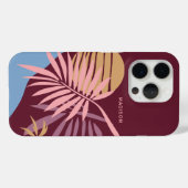 Individuelle Name Tropical Case-Mate iPhone Hülle (Rückseite (Horizontal))