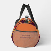 Individuelle Name Tropical Flamingo Duffle Bag (Rechts)