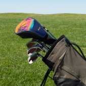 Individuelle Name Tropical Island Sunset Golf Headcover (In SItu)