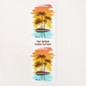 Individuelle Name Tropical Island Sunset Yogamatte (Vorderseite)