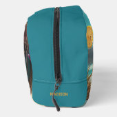 Individuelle Name Tropische Ferienwohnungen Katzen Waschbeutel (Rechts)