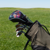 Individuelle Name Tropischer Urlaubshund Golf Headcover (In SItu)