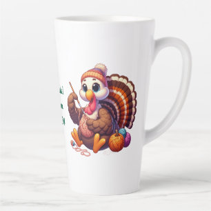 Individuelle Name-Truthühner-Häkchen Milchtasse