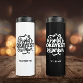 individuelle Name Tumbler, "Weltklasse-Mitarbeiter Thermosbecher