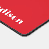 Individuelle Name Türkei-Flagge Schreibtischunterlage (Ecke)