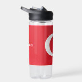 Individuelle Name Türkei-Flagge Trinkflasche (Rechts)