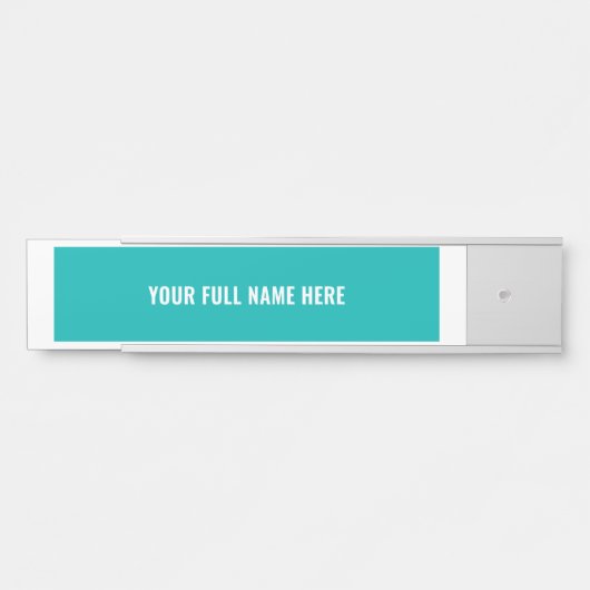 Individuelle Name-Türsignatur personalisiert - Far Türschild (Vorderseite )