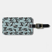 Individuelle Name Tuxedo Gepäckanhänger (Vorderseite horizontal)