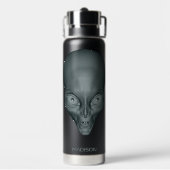 INDIVIDUELLE NAME UFO ALIEN TRINKFLASCHE (Hinten)