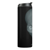 Individuelle Name UFO Alien tumbler Thermosbecher (Nach links gedreht)