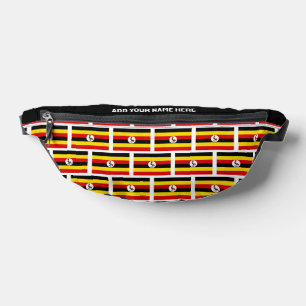 Individuelle Name UGANDAN FLAG VON UGANDA Fanny Pa Bauchtasche