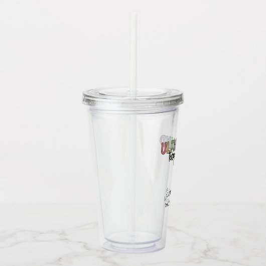 Individuelle Name Ultrasound Technologist Geschenk Acryltrinkbecher (Rechts)