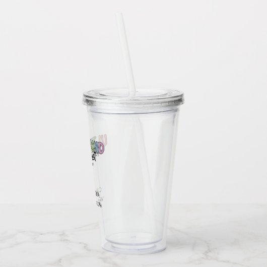 Individuelle Name Ultrasound Technologist Geschenk Acryltrinkbecher (Links)