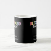 Individuelle Name Ultrasound Technologist Geschenk Kaffeetasse (Mittel)