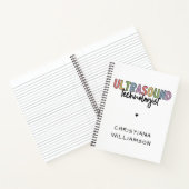 Individuelle Name Ultrasound Technologist Geschenk Notizblock (Innenseite)