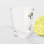 Individuelle Name Ultrasound Technologist Geschenk Schnapsglas (Links)