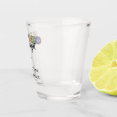 Individuelle Name Ultrasound Technologist Geschenk Schnapsglas (Rechts)