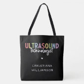 Individuelle Name Ultrasound Technologist Geschenk Tasche (Vorderseite)
