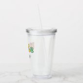 Individuelle Name Uncle Retro-Geschenk | PERSONALI Acryltrinkbecher (Links)