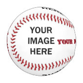 individuelle Name und 4 benutzerdefinierte Bilder Baseball (Vorderseite Links)