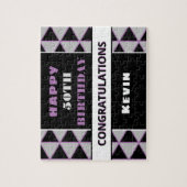 Individuelle Name und 50 Jahre alt Puzzle (Vertikal)