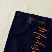 Individuelle Name und Abstrakte Texte Handtuch mit (Beispiel)
