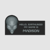 Individuelle Name und Alien Namensschild (Vorderseite)
