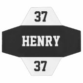 Individuelle Name und Anzahl Cool Moderne Personal Fußball (Flach)