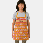 Individuelle Name und Cupcake Print Schürze (Insitu)