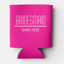Individuelle Name und Datum von Bridesmaid