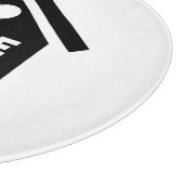 Individuelle Name und Datumshäuser Zuhause Schneidebrett (Ecke)