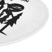 Individuelle Name und Datumskabine und -gebirge Schneidebrett (Ecke)