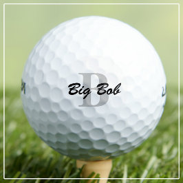 Individuelle Name und erste Mit Monogramm Golfbäll Golfball