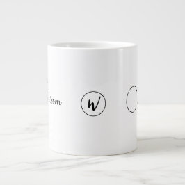 Individuelle Name und Erstgeschenk | Novelty Large Jumbo-Tasse