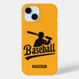 Individuelle Name- und Farbbaseball Case-Mate iPhone Hülle