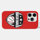 Individuelle Name- und Farbbaseball Case-Mate iPhone Hülle (Rückseite (Horizontal))