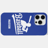 Individuelle Name- und Farbbaseball Case-Mate iPhone Hülle (Rückseite (Horizontal))
