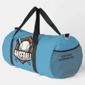 Individuelle Name- und Farbbaseball Duffle Bag (Rechte Ecke)