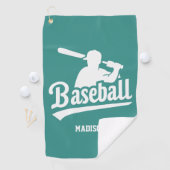 Individuelle Name- und Farbbaseball Golfhandtuch (Insitu)