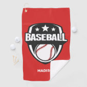 Individuelle Name- und Farbbaseball Golfhandtuch (Insitu)