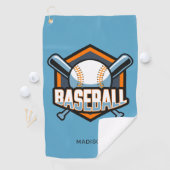 Individuelle Name- und Farbbaseball Golfhandtuch (Insitu)