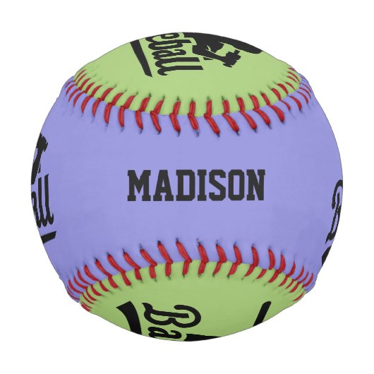 Individuelle Name- und FarbBaseball-Player Baseball (Vorderseite)