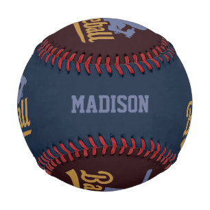 Individuelle Name- und FarbBaseball-Player Baseball