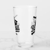 Individuelle Name- und FarbBaseball-Player Glas (Links)