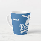 Individuelle Name- und FarbBaseball-Player Milchtasse (Linke Ecke)