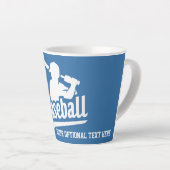 Individuelle Name- und FarbBaseball-Player Milchtasse (Rechte Ecke)