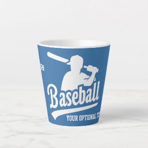 Individuelle Name- und FarbBaseball-Player Milchtasse