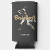 Individuelle Name- und FarbBaseball-Player Selters Dosenkühler (Vorderseite)