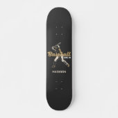 Individuelle Name- und FarbBaseball-Player Skateboard (Vorne)