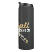 Individuelle Name- und FarbBaseball-Player Thermosbecher (Nach rechts gedreht)